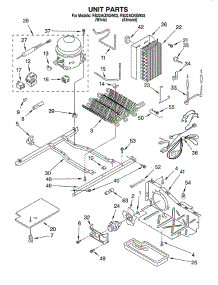 Unit parts for Roper Refrigerator RS22AQXGN03 from AppliancePartsPros.com