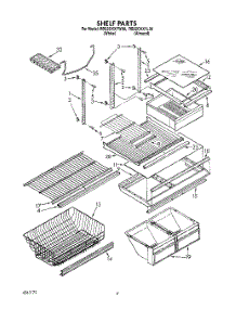05 - Shelf, Lit / Optional parts for Roper Refrigerator RB22CKXYW00 from AppliancePartsPros.com