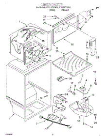 03 - Liner parts for Roper Refrigerator RT21SKXJN00 from AppliancePartsPros.com
