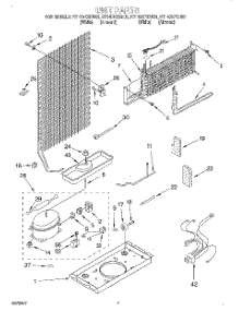 04 - Unit parts for Roper Refrigerator RT14DKYDN01 from AppliancePartsPros.com