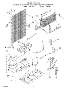04 - Unit parts for Roper Refrigerator RT14DKYFW00 from AppliancePartsPros.com