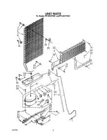 06 - Unit parts for Roper Refrigerator RT14DKYYW01 from AppliancePartsPros.com