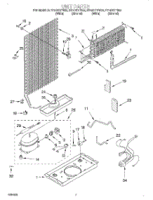 04 - Unit parts for Roper Refrigerator RT14ZKXFN02 from AppliancePartsPros.com