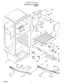 03 - Liner parts for Roper Refrigerator RT14BKXGW00 from AppliancePartsPros.com