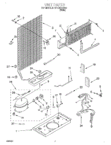 04 - Unit parts for Roper Refrigerator RT14BKXGW00 from AppliancePartsPros.com