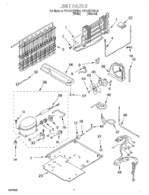 04 - Unit parts for Roper Refrigerator RT21AKXGN00 from AppliancePartsPros.com