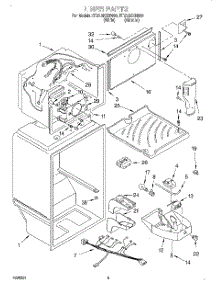 03 - Liner parts for Roper Refrigerator RT21AKXHN00 from AppliancePartsPros.com