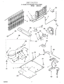 04 - Unit parts for Roper Refrigerator RT21AKXGN01 from AppliancePartsPros.com