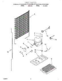 03 - Unit parts for Roper Refrigerator RT12VKXEN02 from AppliancePartsPros.com