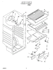 02 - Liner parts for Roper Refrigerator RT12VKYHW00 from AppliancePartsPros.com
