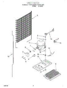 03 - Unit parts for Roper Refrigerator RT12VKXHN00 from AppliancePartsPros.com