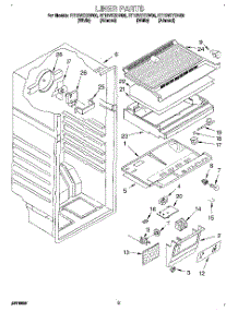 02 - Liner parts for Roper Refrigerator RT12VKXDW00 from AppliancePartsPros.com