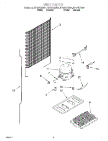 03 - Unit parts for Roper Refrigerator RT12VKXEN01 from AppliancePartsPros.com