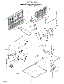 04 - Unit parts for Roper Refrigerator RT16DKXDW00 from AppliancePartsPros.com