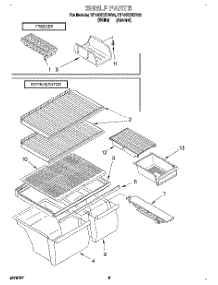 05 - Shelf, Lit / Optional parts for Roper Refrigerator RT16DKXDN00 from AppliancePartsPros.com