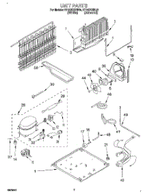 04 - Unit parts for Roper Refrigerator RT16DKXBW01 from AppliancePartsPros.com