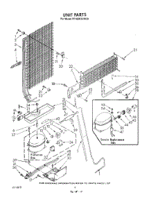 07 - Unit parts for Roper Refrigerator RT16DKXVW00 from AppliancePartsPros.com