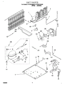 04 - Unit parts for Roper Refrigerator RT16DKXDW01 from AppliancePartsPros.com