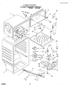 03 - Liner parts for Roper Refrigerator RT16DKXBL00 from AppliancePartsPros.com