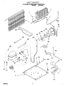 04 - Unit parts for Roper Refrigerator RT16DKXBL00 from AppliancePartsPros.com