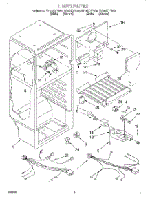 03 - Liner, Lit / Optional parts for Roper Refrigerator RT14ZKYFW00 from AppliancePartsPros.com