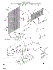 04 - Unit parts for Roper Refrigerator RT14ZKYFW00 from AppliancePartsPros.com