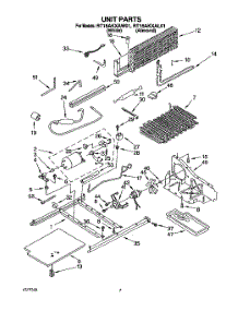 06 - Unit parts for Roper Refrigerator RT18AKXAW01 from AppliancePartsPros.com