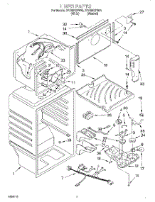 05 - Liner parts for Roper Refrigerator RT18DKXFN03 from AppliancePartsPros.com