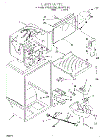 05 - Liner parts for Roper Refrigerator RT18DKXHW00 from AppliancePartsPros.com