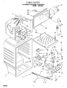 05 - Liner parts for Roper Refrigerator RT18DKXEN03 from AppliancePartsPros.com