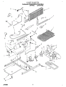 06 - Unit parts for Roper Refrigerator RT18AKXBL01 from AppliancePartsPros.com