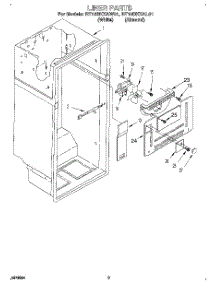 02 - Liner parts for Roper Refrigerator RT18DKXAL01 from AppliancePartsPros.com