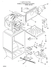 05 - Liner parts for Roper Refrigerator RT18AKXHN00 from AppliancePartsPros.com