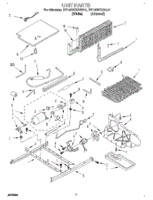 06 - Unit parts for Roper Refrigerator RT18DKXAL01 from AppliancePartsPros.com