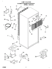 04 - Unit, Lit / Optional parts for Roper Refrigerator RT18DKXBL10 from AppliancePartsPros.com