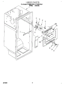 02 - Liner parts for Roper Refrigerator RT18DKXBL01 from AppliancePartsPros.com