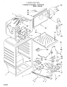 05 - Liner parts for Roper Refrigerator RT18AKXEN01 from AppliancePartsPros.com