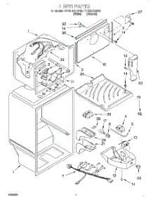 05 - Liner parts for Roper Refrigerator RT18HDXHW00 from AppliancePartsPros.com