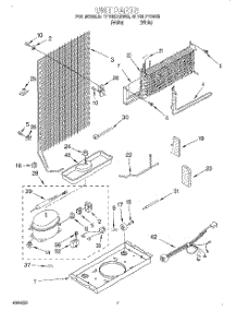 04 - Unit parts for Roper Refrigerator RT14HDXDW05 from AppliancePartsPros.com