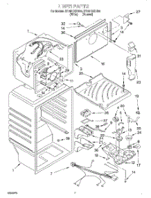 05 - Liner parts for Roper Refrigerator RT18HDXDN05 from AppliancePartsPros.com