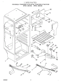 03 - Liner, Lit / Optional parts for Roper Refrigerator RT14HDXDW03 from AppliancePartsPros.com