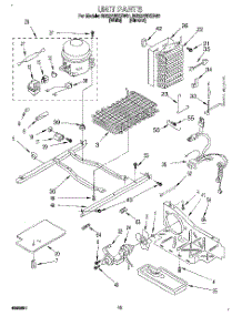 09 - Unit parts for Roper Refrigerator RS22AWXEN01 from AppliancePartsPros.com