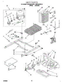 09 - Unit parts for Roper Refrigerator RS22AWXBL01 from AppliancePartsPros.com