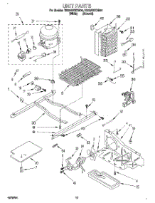 09 - Unit parts for Roper Refrigerator RS22AWXDW00 from AppliancePartsPros.com
