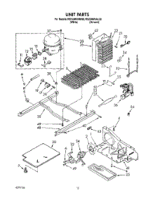 09 - Unit parts for Roper Refrigerator RS22AWXAL00 from AppliancePartsPros.com