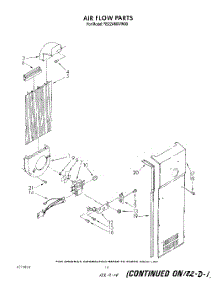 08 - Airflow parts for Roper Refrigerator RS22AMXVW00 from AppliancePartsPros.com