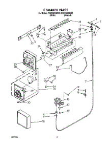 12 - Icemaker, Literature And Optional parts for Roper Refrigerator RS22AWXAW00 from AppliancePartsPros.com