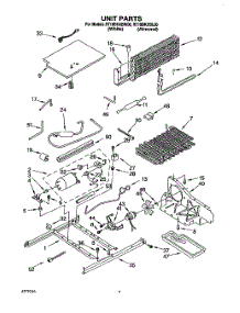 06 - Unit parts for Roper Refrigerator RT18BKXBW00 from AppliancePartsPros.com