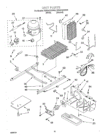 09 - Unit parts for Roper Refrigerator RS22AQXGW02 from AppliancePartsPros.com