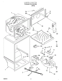 03 - Liner parts for Roper Refrigerator RT21LMXJW00 from AppliancePartsPros.com